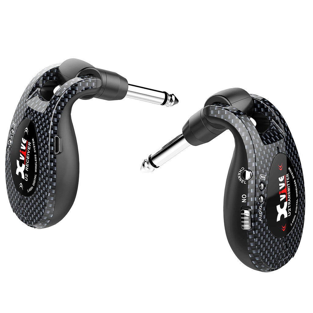 Xvive U2 GUITAR Digital Wireless System - carbon look