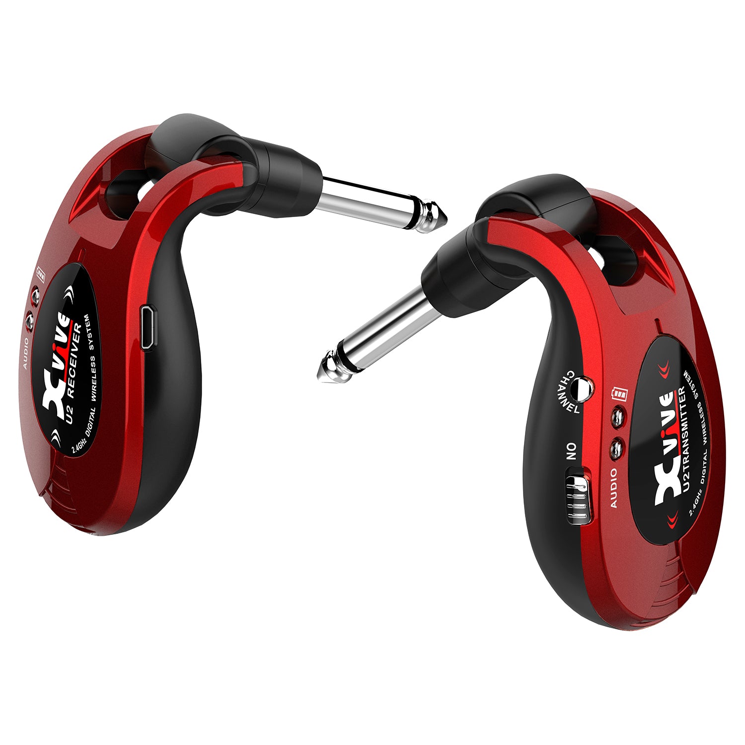 Xvive  U2 GUITAR Sistema wireless digitale - rosso metallizzato