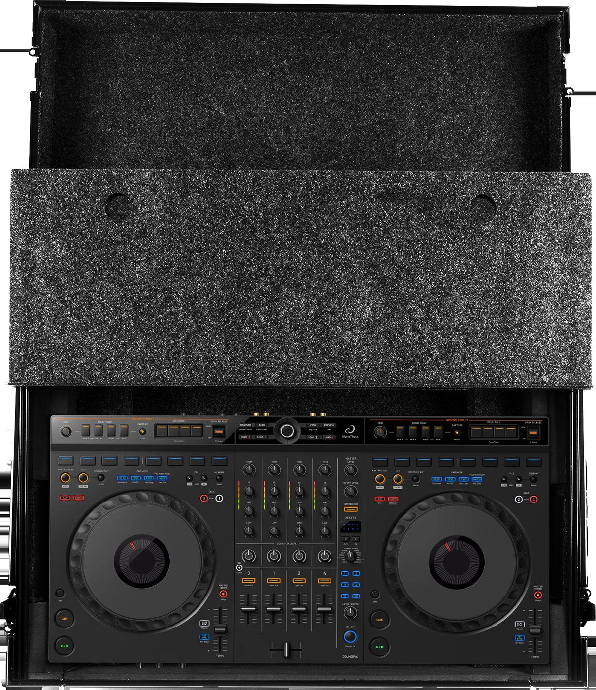 Udg gear U91104bl ul fl case alphatheta ddj-grv6 blk plus