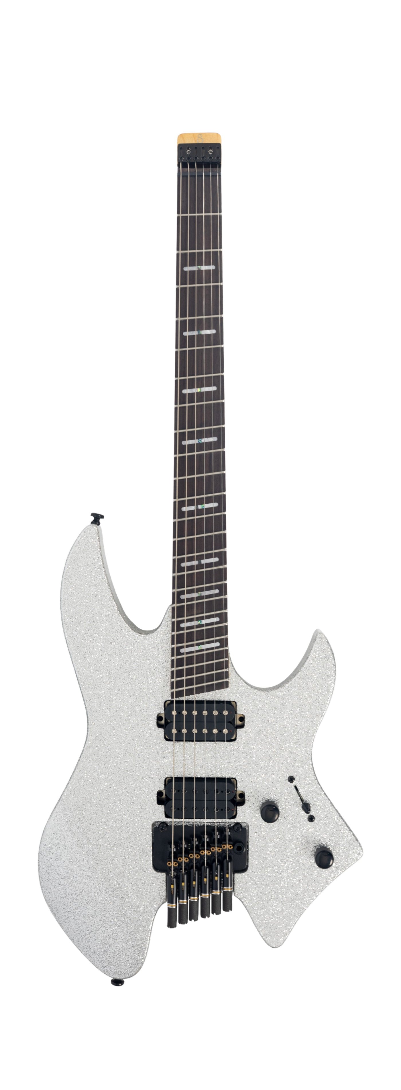 Sire guitars X6 headless 6 silver sparkle