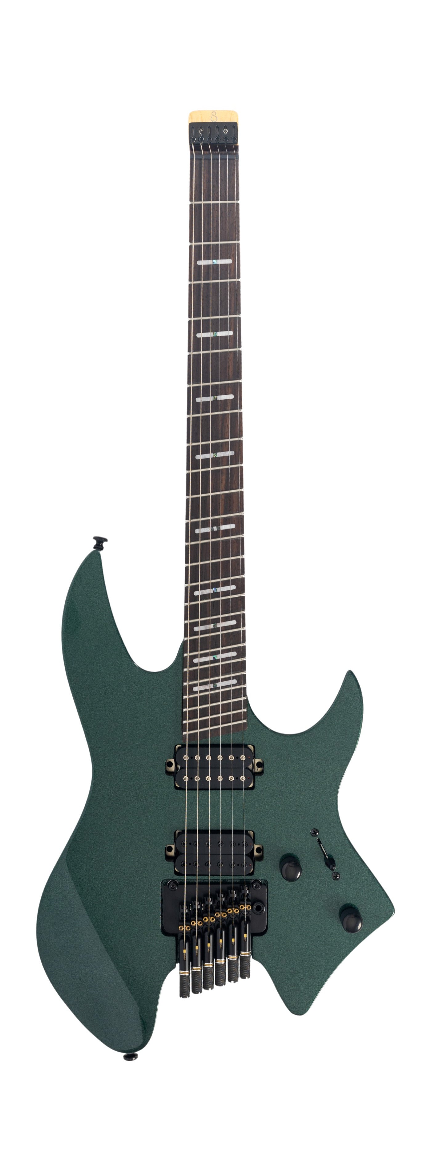 Sire guitars X6 headless 6 mgr metallic green