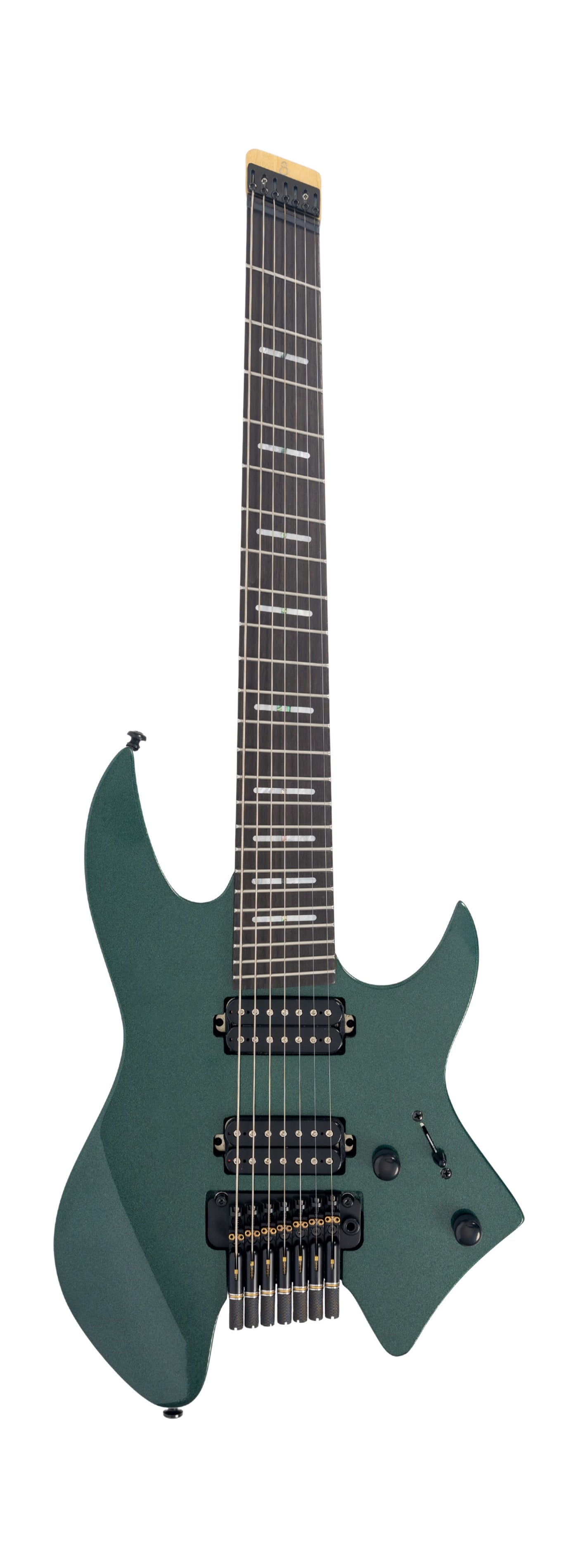 Sire guitars X6 headless 7 mgr metallic green