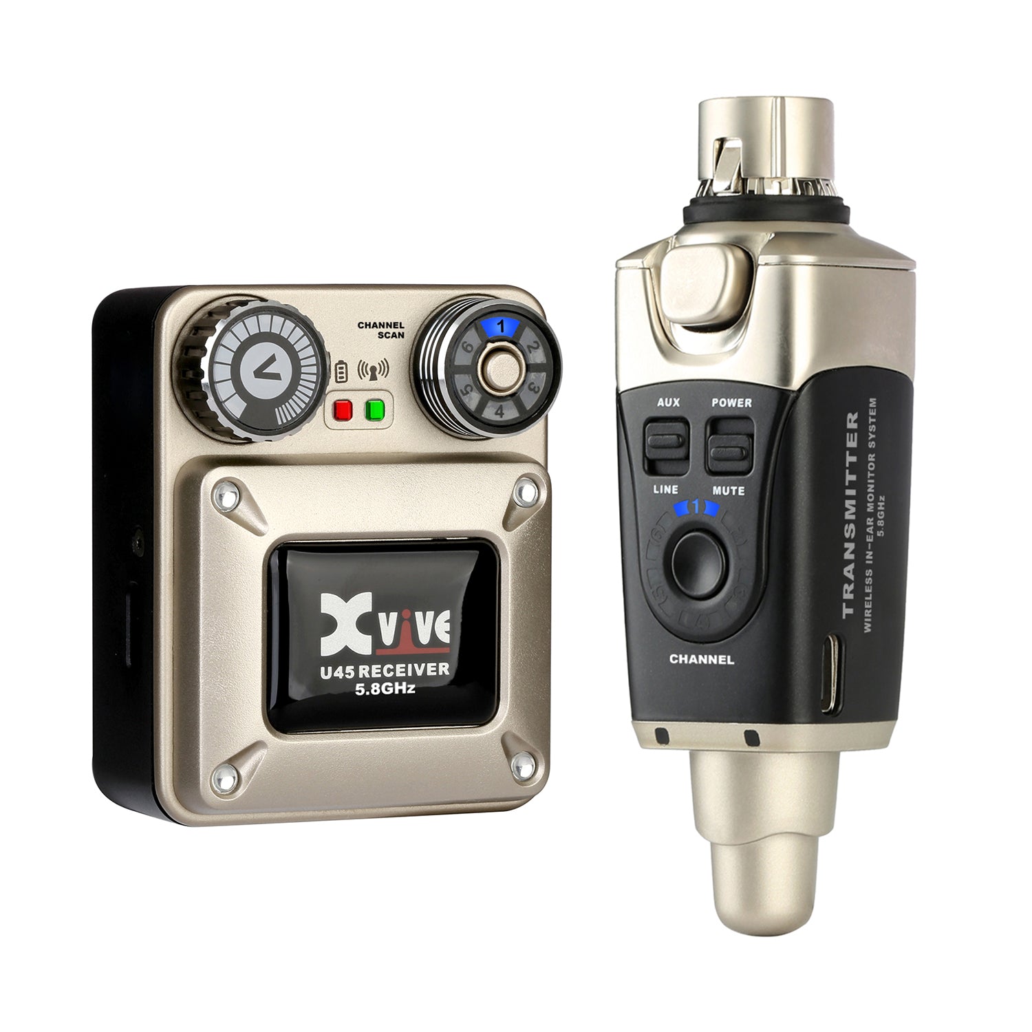 Xvive U45 IN-EAR MONITOR - Sistema monitor wireless digitale 5.8Ghz