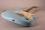 Fender Custom Shop 1962 Stratocaster Relic Faded Aged Daphne Blue