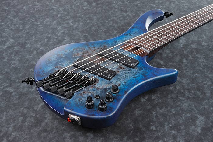 Ibanez Ehb1505Ms Plf Basso Elettrico Multi Scale Pacific Blue Burst Flat