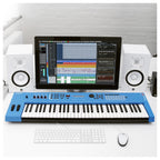 Yamaha MX61II Blue Synthesizer Keyboard