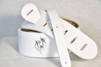 Your Music Tracolla 7 Cm In Cuoio Imbottita White Made In Italy No Logo