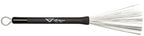 Vater VWTHW ''Heavy Wire Brush'' - Rubber-coated handle/Retractable steel bristles via pull rod