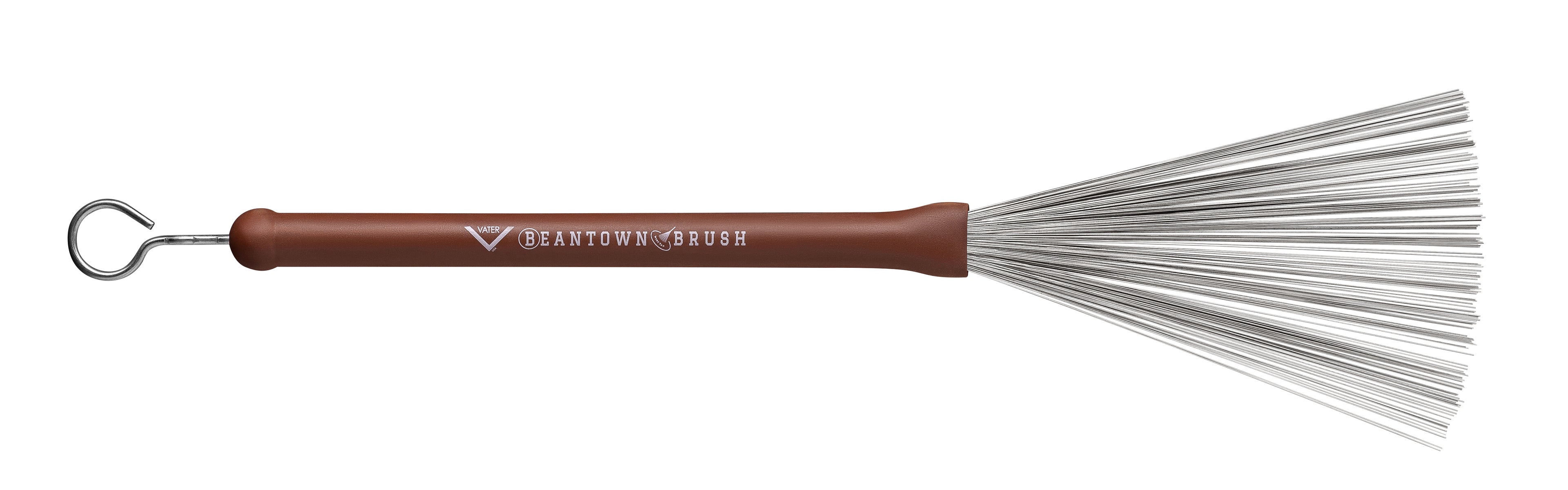 Vater VWTB ''Beantown Brush'' - Impugnatura 0.530'' rivestita in gomma/Setole in acciaio retraibili