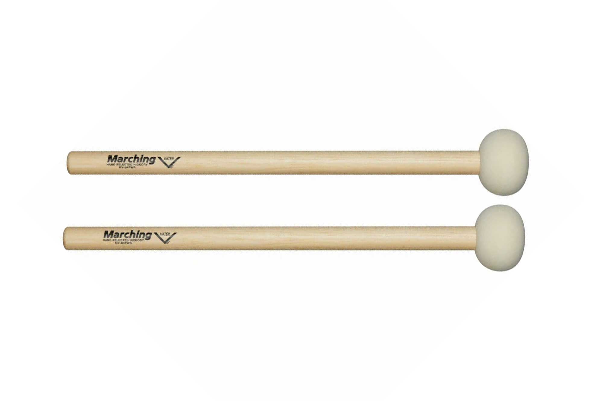 Vater MV-B4PWR ''Power Bass Drum Mallets'' - Battente in feltro duro - Per grancasse da 28'' a 30''