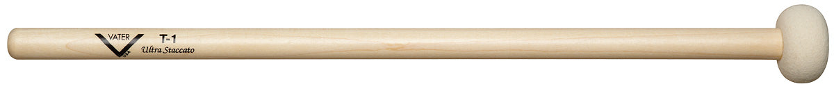 Vater VMT1 ''T1 Ultra Staccato Timpani, Drumset & Cymbal Mallet'' - L: 14 1/2'' | 36.83cm D: 0.565'' | 1.44cm