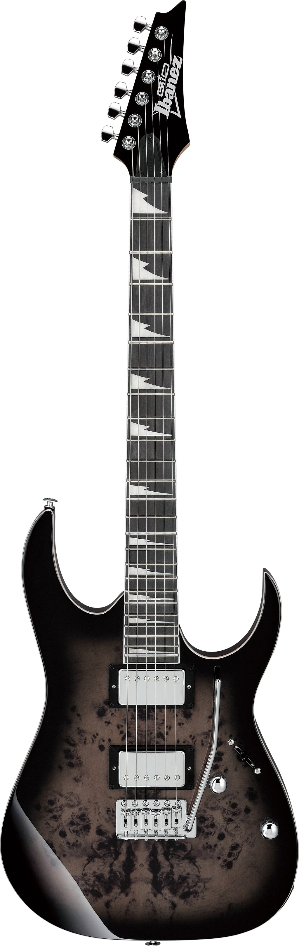 Ibanez GRG220PA1 Transparent Brown Black Burst Chitarra Elettrica