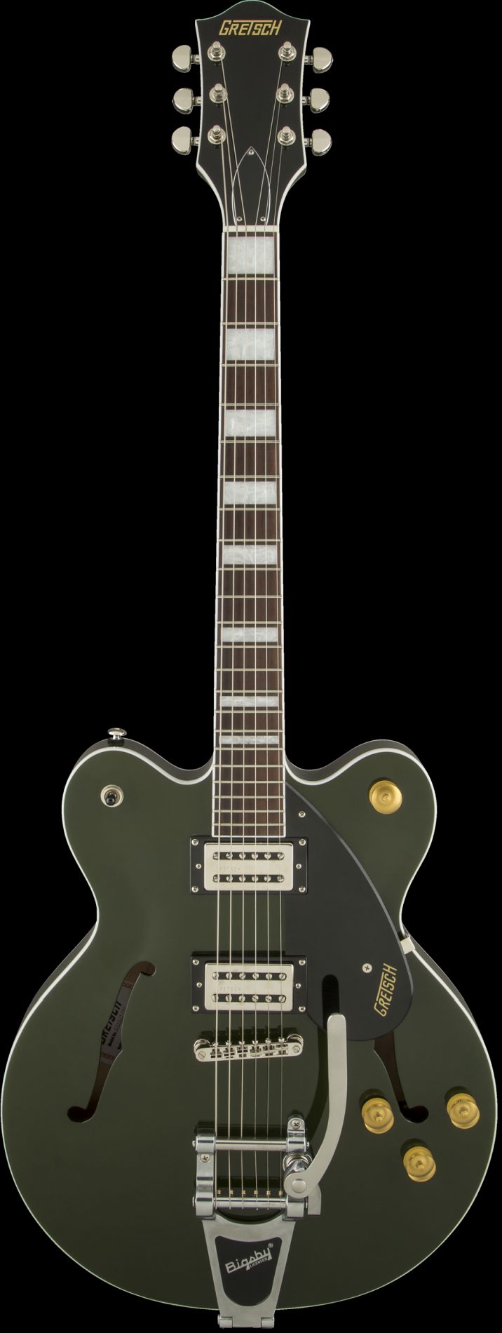 Gretsch G2655T Streamliner Center Block Bigsby Cb Dc Torino Green