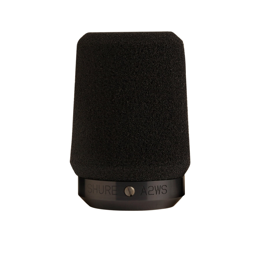 Shure A2WS-BLK Black Windscreen SM27 and 545 Series
