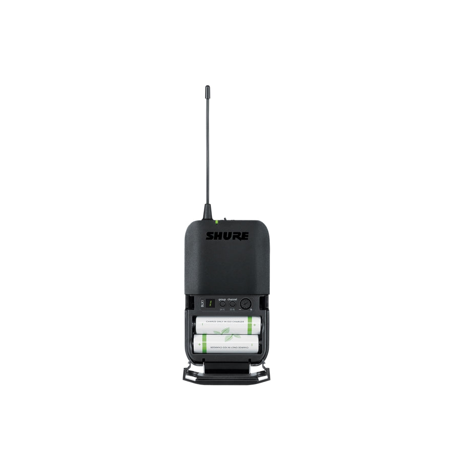 Shure BLX14E-B98 Wireless System BLX1, BLX4E, WB98H/C. (M17)