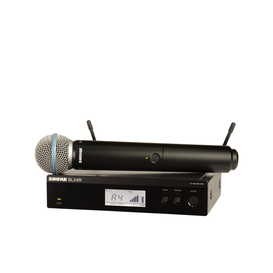 Shure BLX24RE-B58 Sistema wireless BLX4RE, BLX2/BETA58, WA371. (M17)