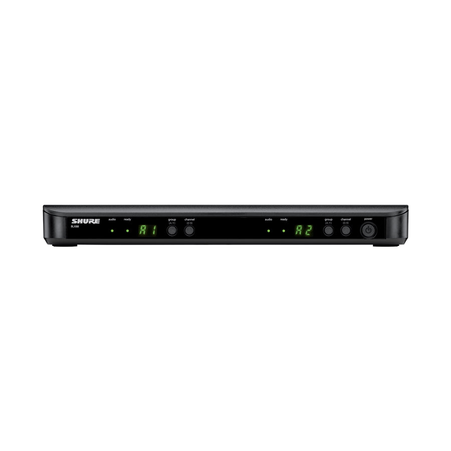 Shure BLX88E Dual Channel Analog Wireless Receiver. (M17)