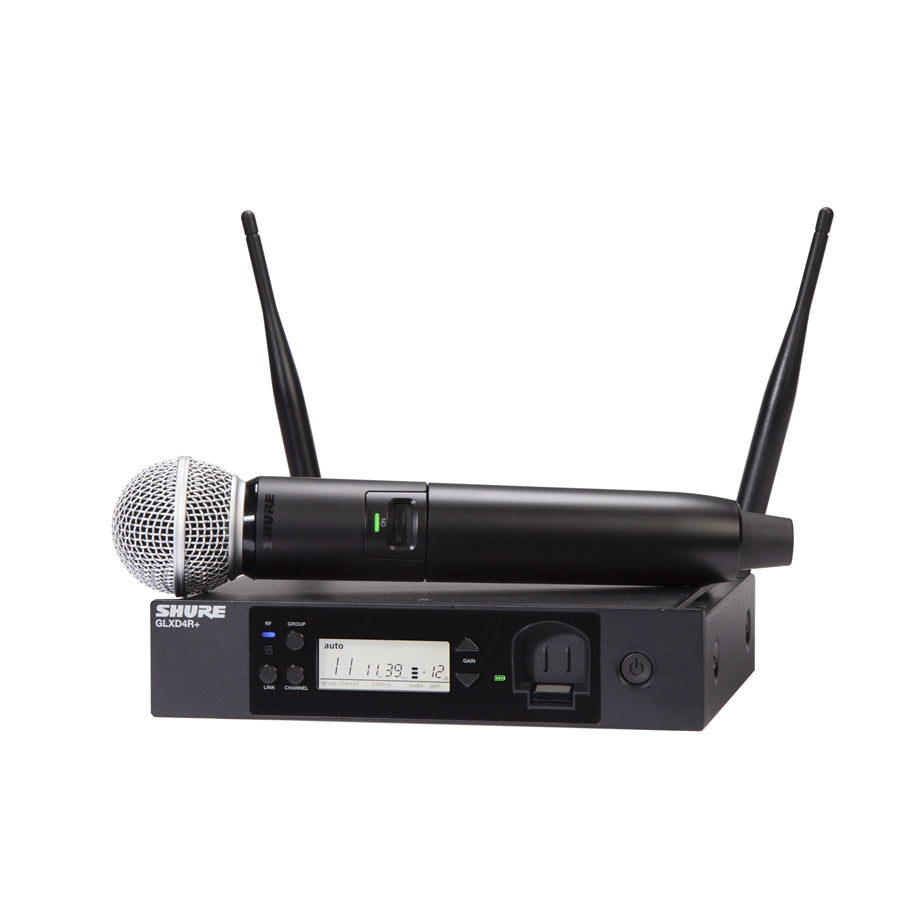 Shure GLXD24R+ with SM58 Wireless System