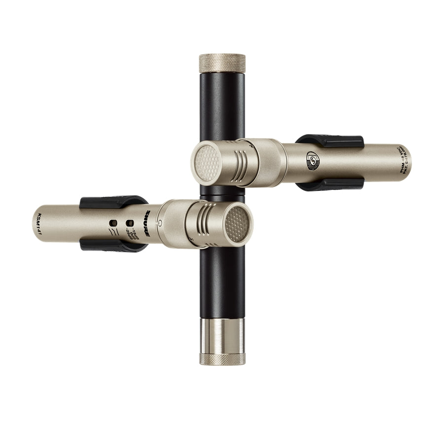 Shure KSM141SLSTEREO Coppia microfoni condensatore, cardiode, omnidirezionale