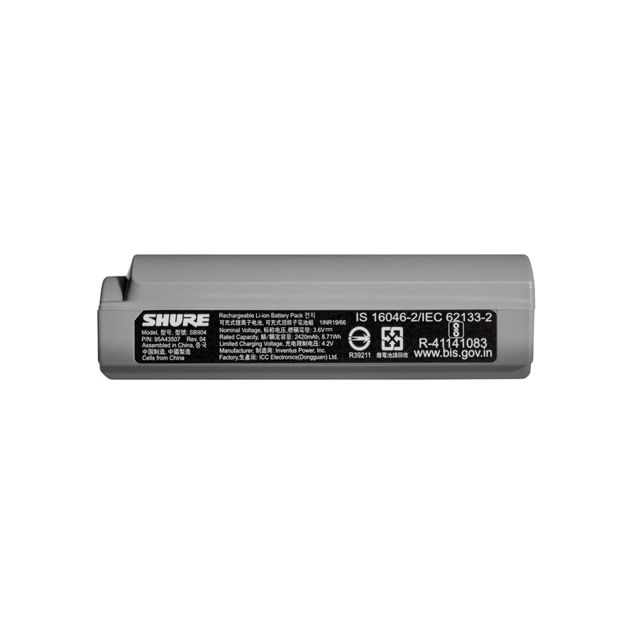 Shure SB904 Batteria Ricaricabile GLX-D+