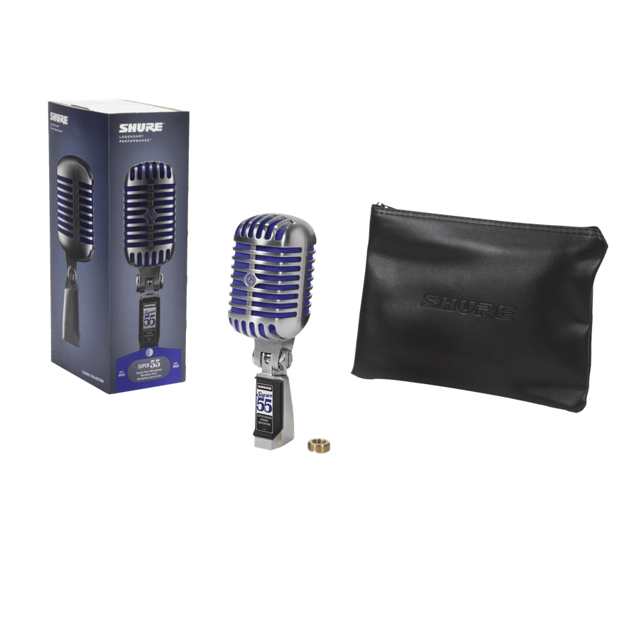Shure SUPER55 Supercardioid Dynamic Vocal Microphone