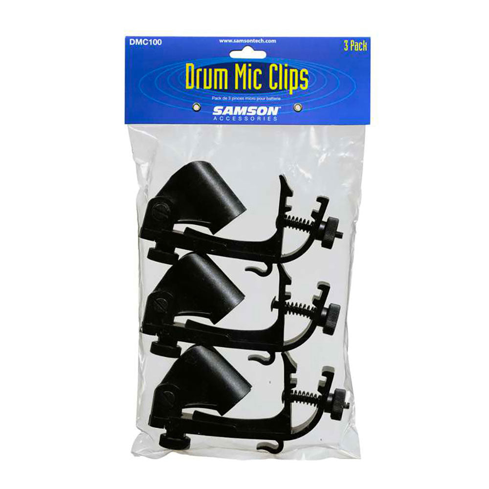Samson DMC100 - Clip per Microfono Batteria - 3 pezzi