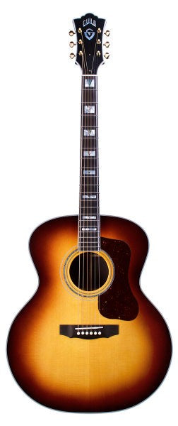 Guild F55 ATB Chitarra Acustica Jumbo Antique Burst con Astuccio