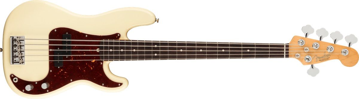 Fender American Professional II Jazz Bass V Olympic White