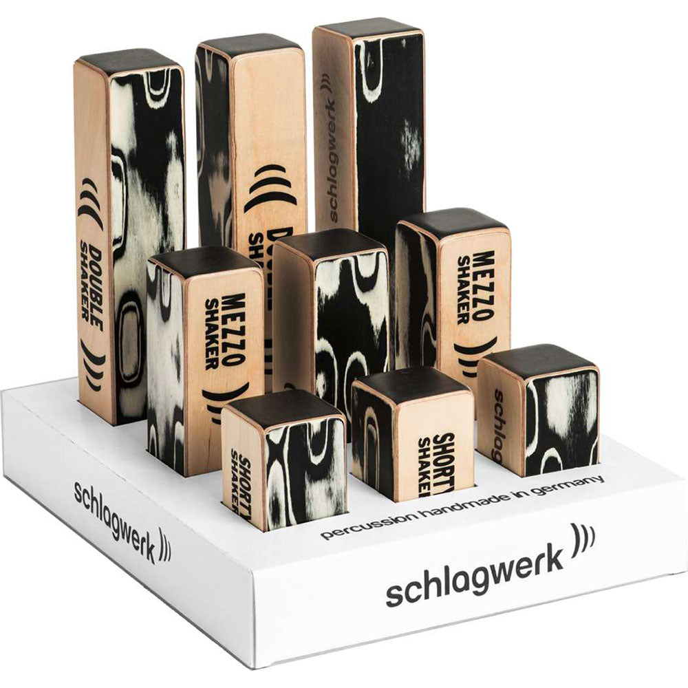 Schlagwerk SKPOS1 - Espositore Shaker da tavolo con 3x SK30, 3x SK35, 3x SK40