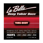 La Bella 760FL Muta di Corde Lisce per Basso 4 Corde 043-104