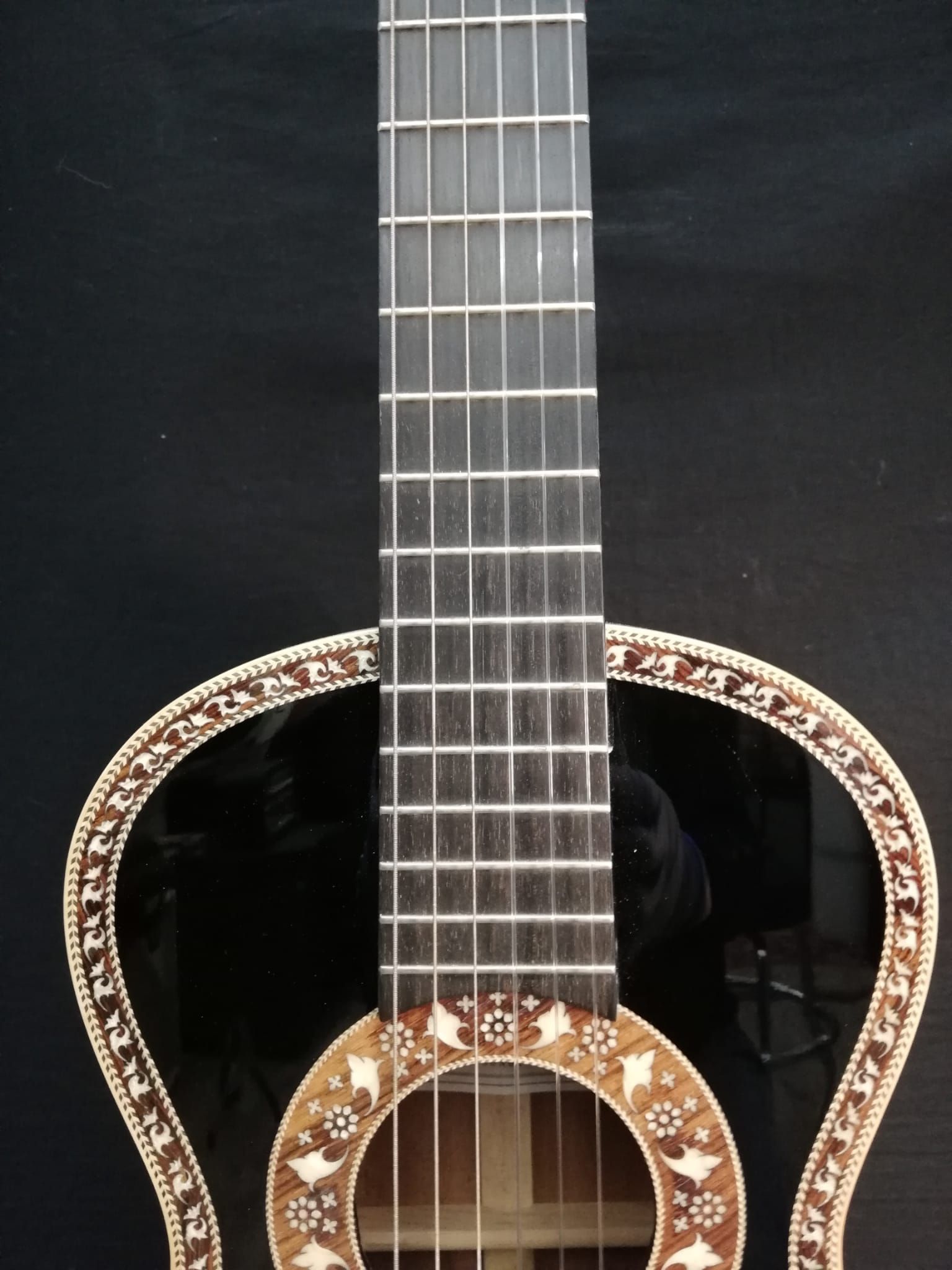 Aria A19C-200N Black Chitarra Classica Nera