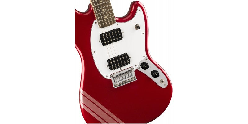 Squier Fsr Bullet Mustang Competition Candy Apple Red Chitarra Elettrica