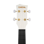 Cascha Ukulele Concerto in Carbonio Pack White con Borsa Tracolla e Plettri
