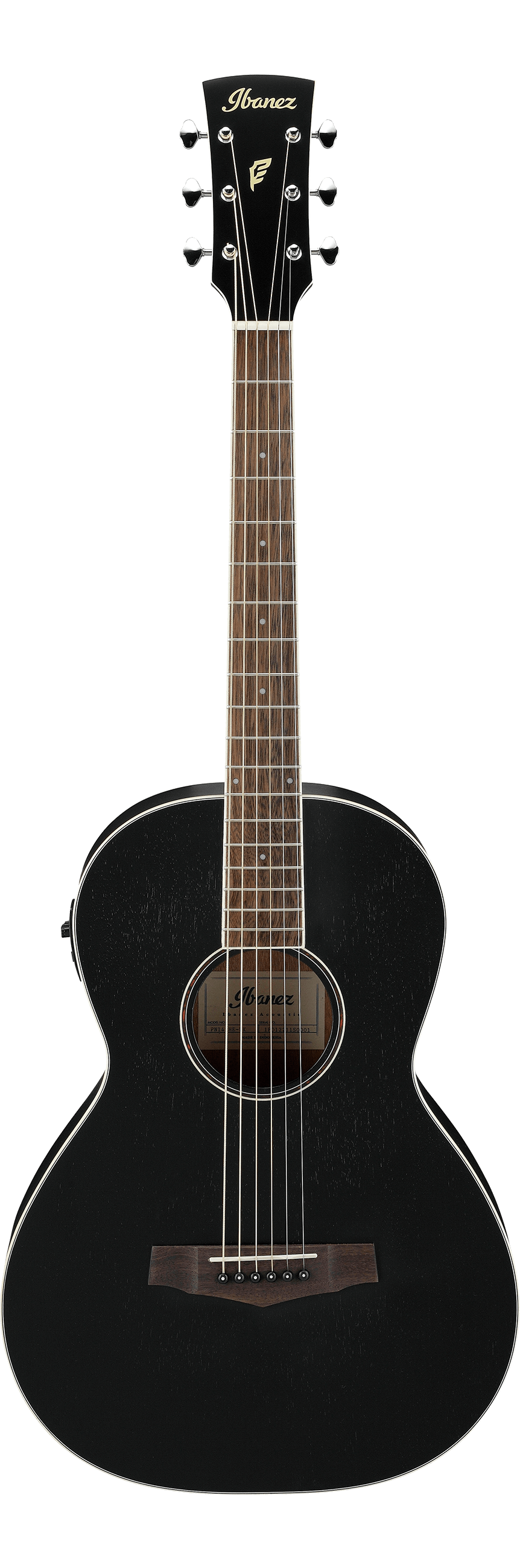 Ibanez PN14MHE Parlor Weathered Black Open Pore