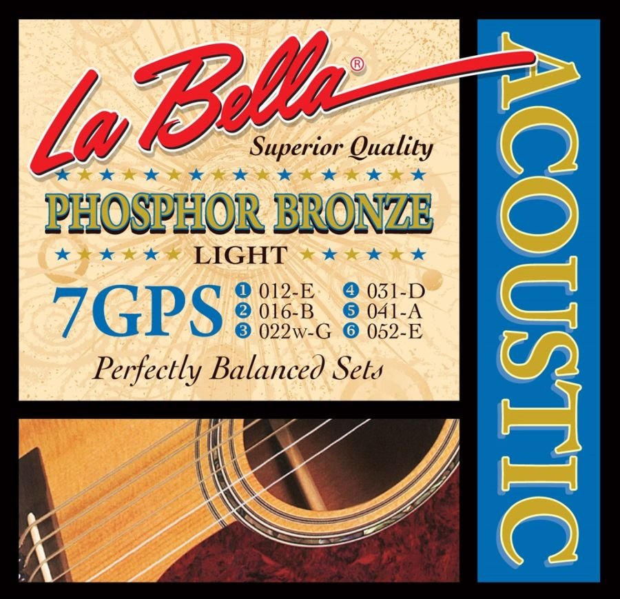 La Bella 7Gps Phosphor Bronze Light 12-52