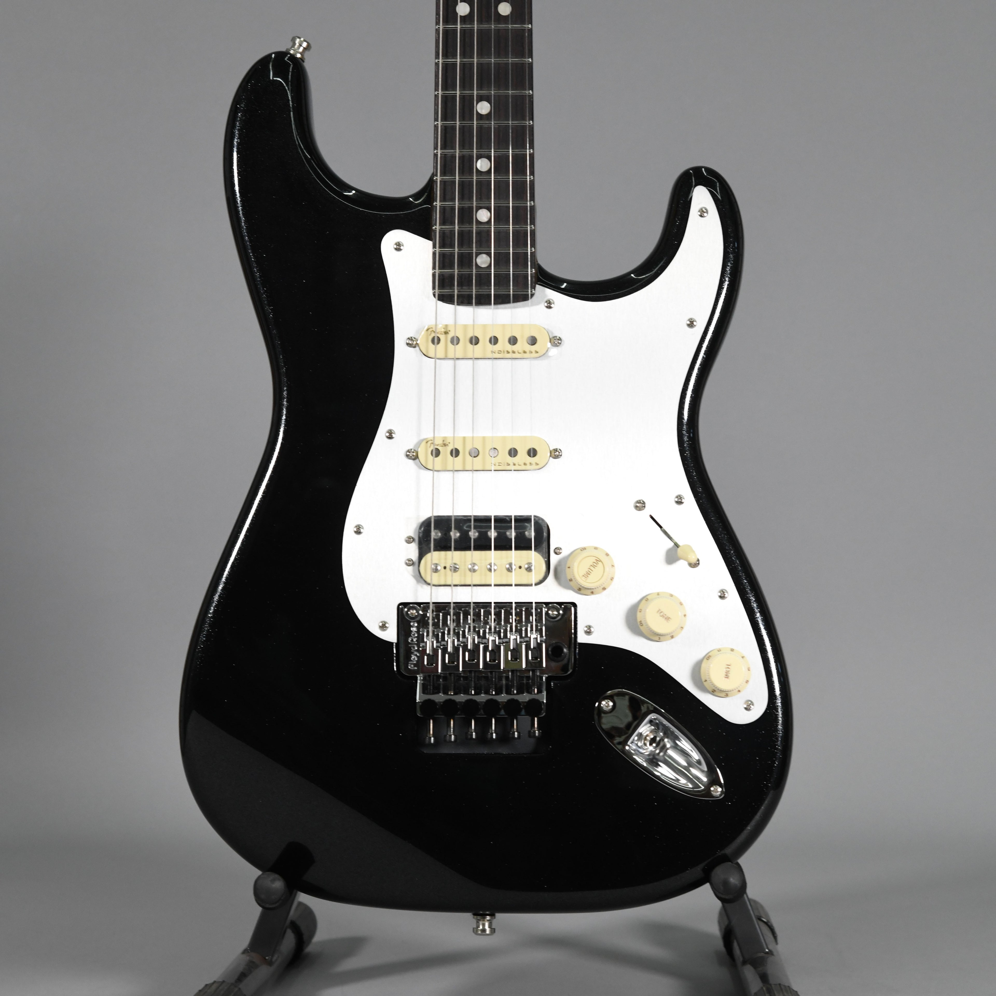 Fender American Ultra Luxe Stratocaster Hss Floyd Rose Mystic Black