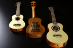 Lag Tkb150e Ukulele Mini Bass Natural con Preamp e Gigbag
