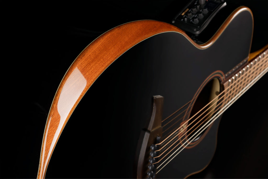 Lag T118ABCE-BLK Chitarra Acustica Auditorium Bevel Cutaway EQ Black