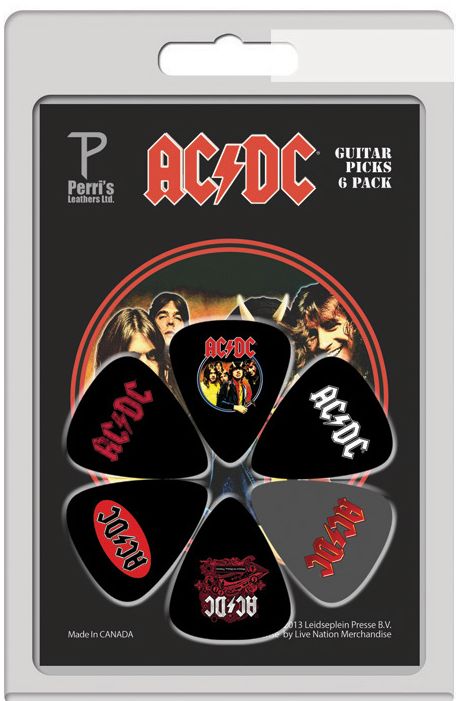 Perri'S Lp-Acdc Plettri Ac Dc Confezione 6