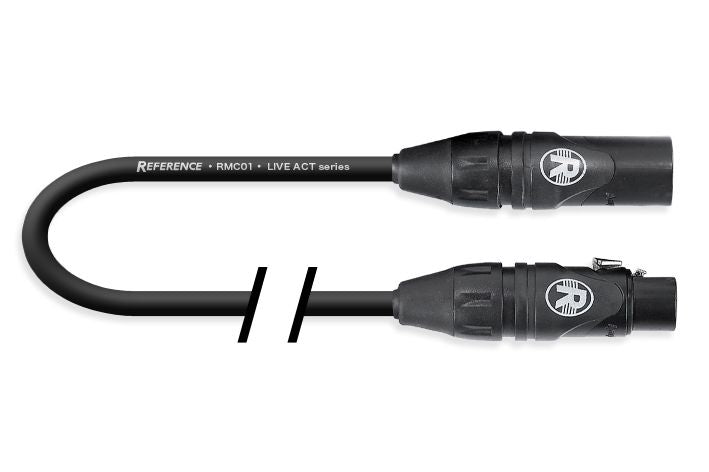 Reference Rmc01-Bk -Mf-1-A Cavo Professionale Microfonico 1 Mt