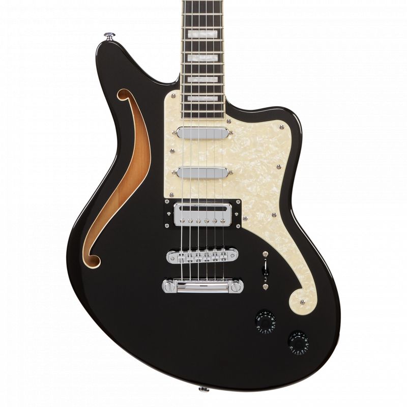 D'Angelico Bedford SemiHollow Black Flake