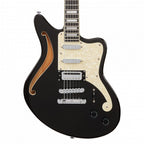 D'Angelico Bedford SemiHollow Black Flake