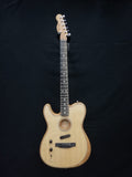 Fender Acoustasonic Telecaster Natural Left Hand Chitarra Mancina