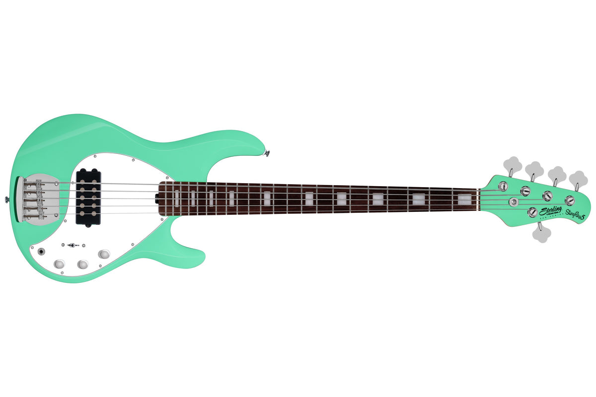 Sterling by MusicMan StingRay Plus RAY5X Seafoam Green