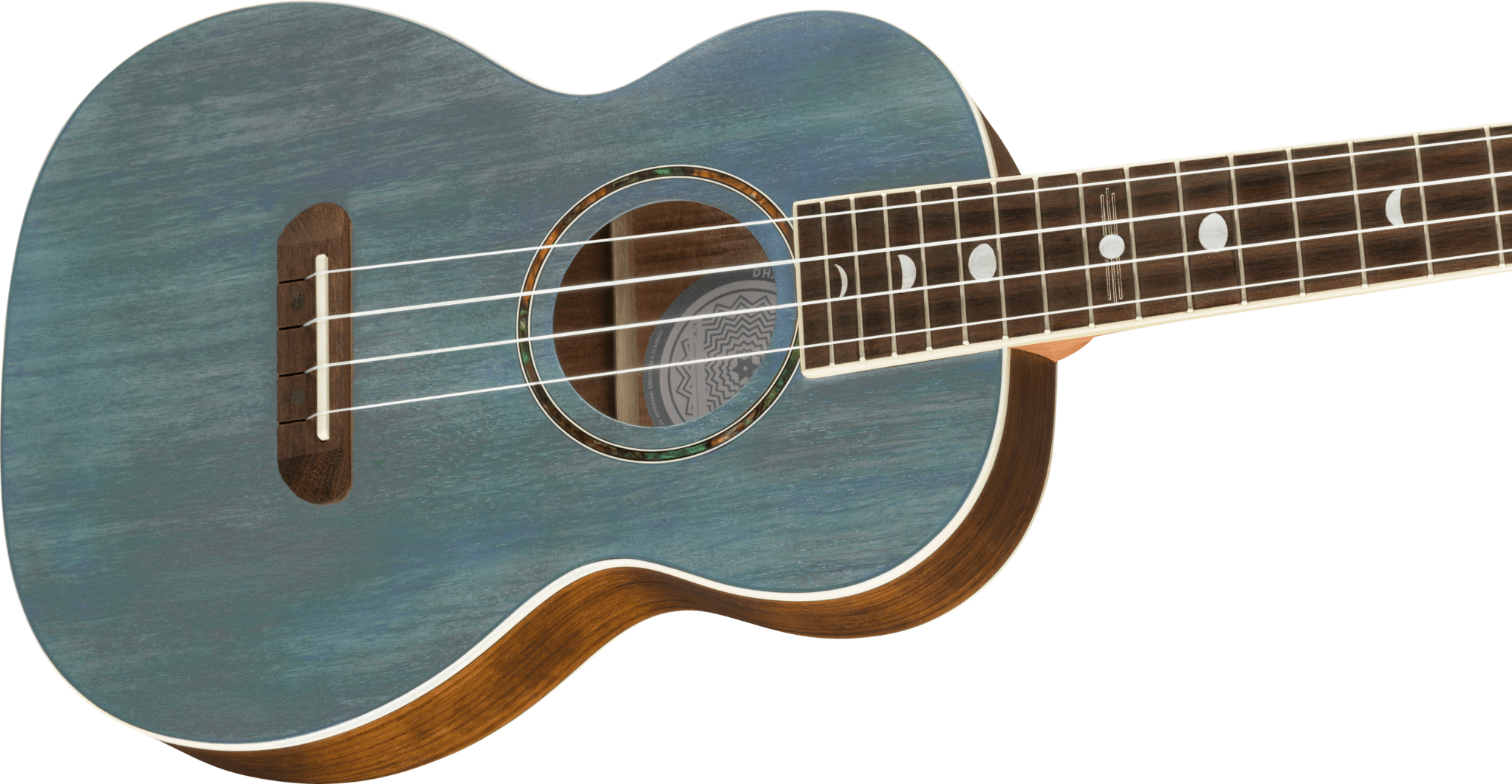 Fender Dani Harrison Uke, Walnut Fingerboard, Turquoise