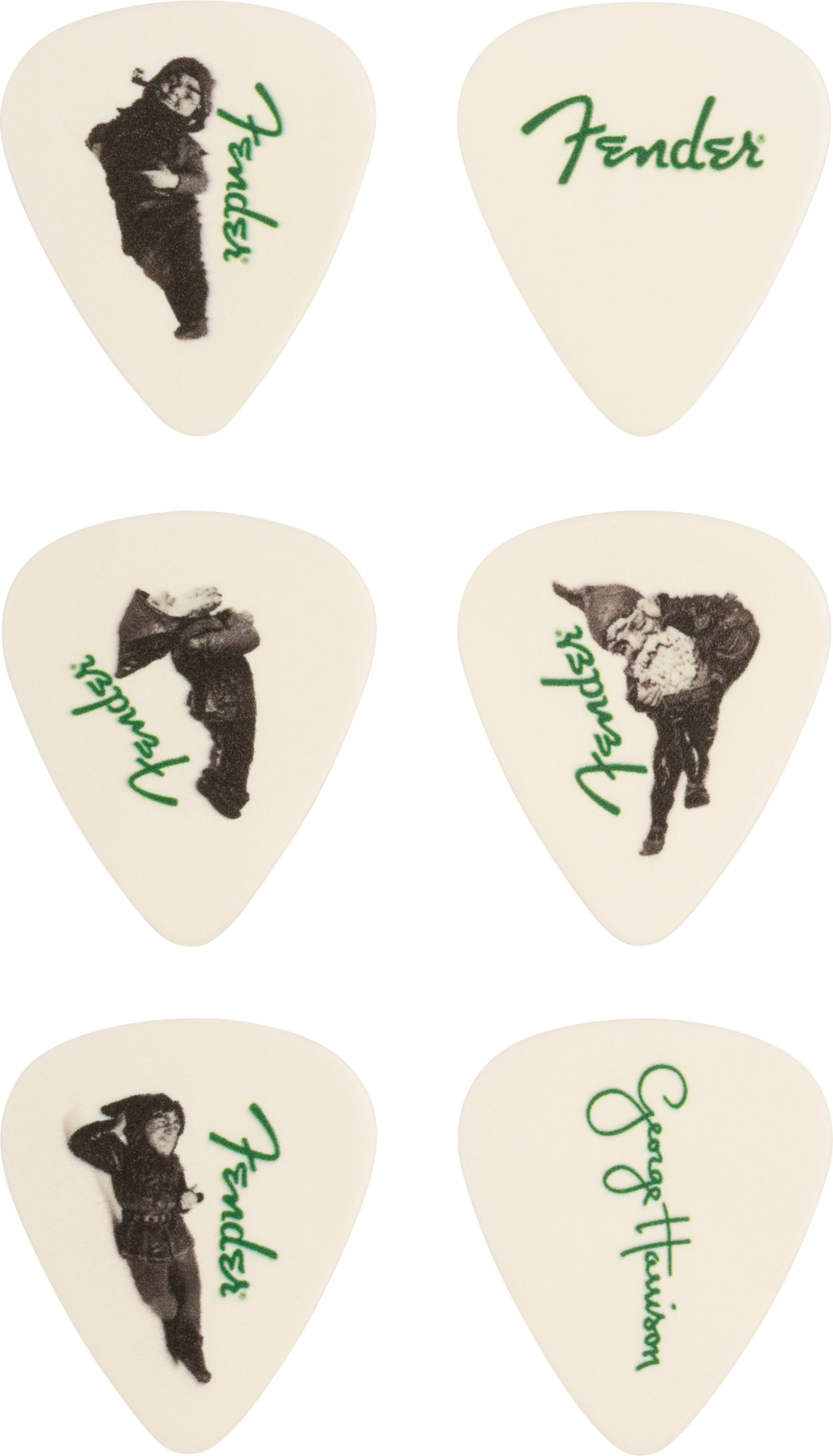 Fender Plettri George Harrison All Things Must Pass Pick Tin Set 6 Pz