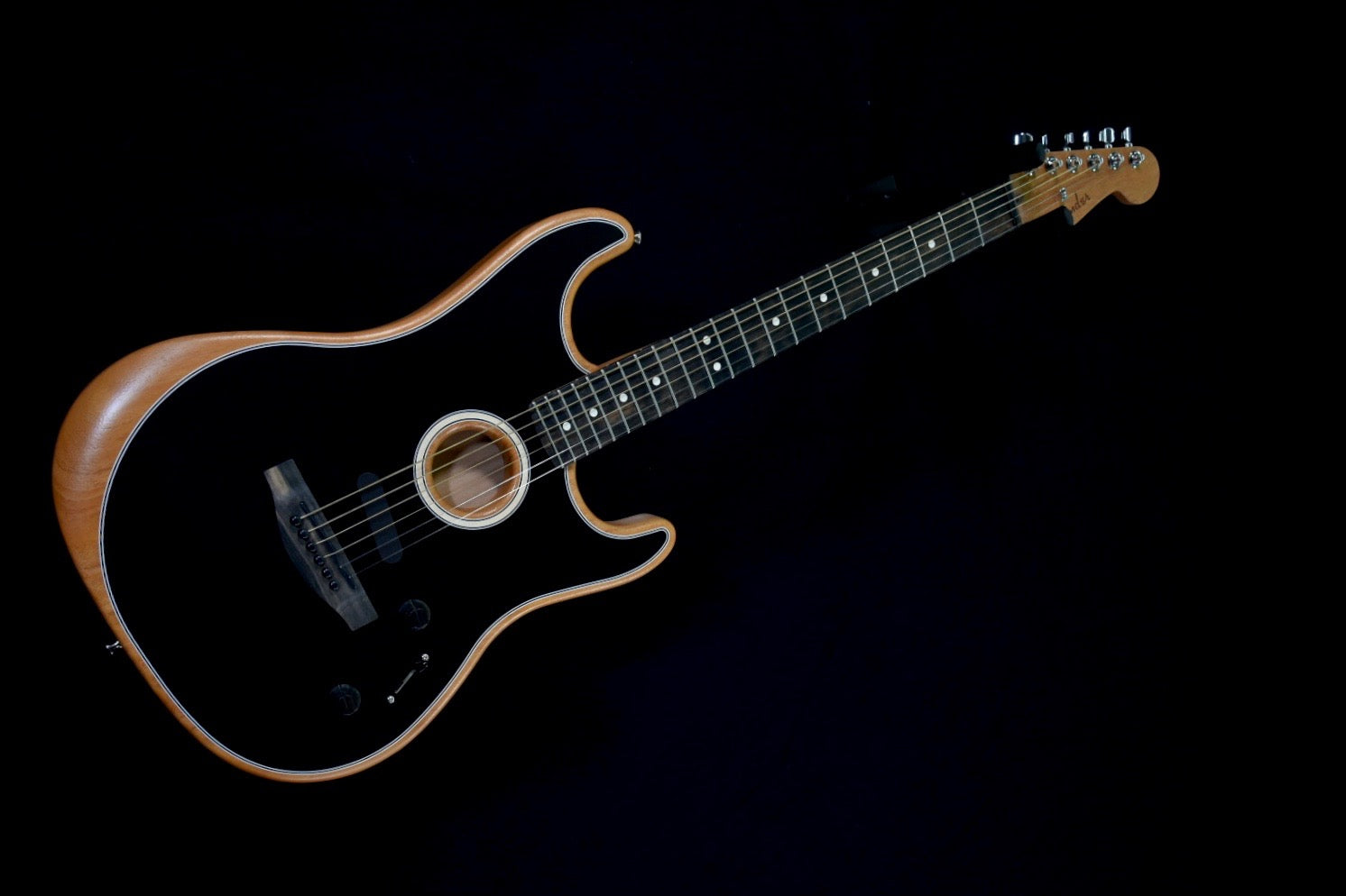 Fender American Acoustasonic Stratocaster Black