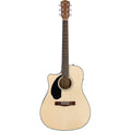 Fender Cd60sce Dread Lh Natural Wn Chitarra Acustica Mancina