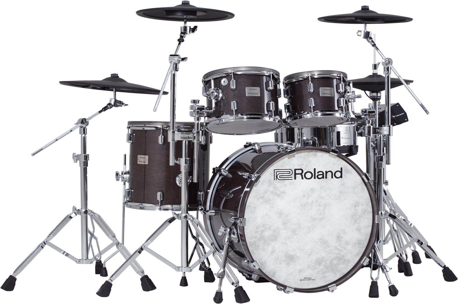 Roland Vad706GE Gloss Ebony Complete Kit