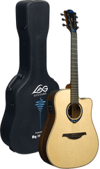 Lag Thv30Dce Chitarra Acustica Natural Con Hyvibe System